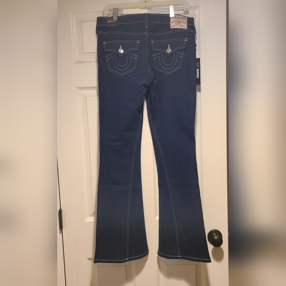 True Religon JOEY LOW RISE FLARE JEAN NWT - Picture 7 of 8